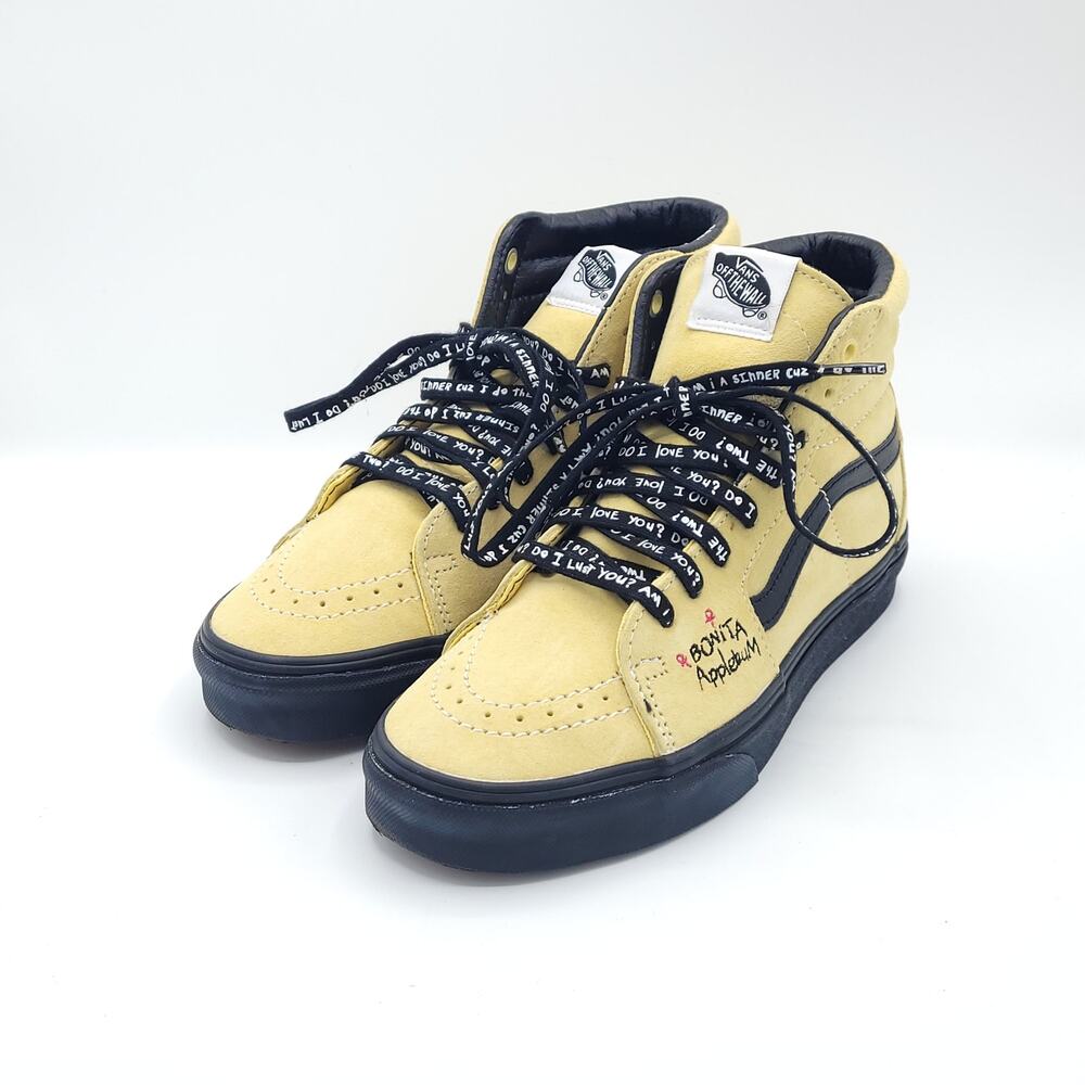 Vans SK8-Hi X A Tribe Called Quest Mellow Yellow 2018 women's size 7